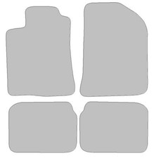 Fußmatten passend für Toyota Avensis II Typ T25 (Baujahr 2003 - 2008)