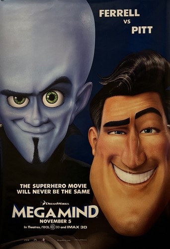 MEGAMIND Original One Sheet Movie Poster - 2010 - 第 1/5 張圖片