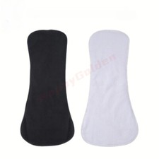 2 Pack Adult Incontinence Pads Washable Microfber/ Polar Fleece Diaper Insert