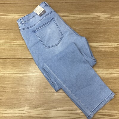 Pantalon Jean Vaqueros Ajustados Lavado Claro Para Mujer Style