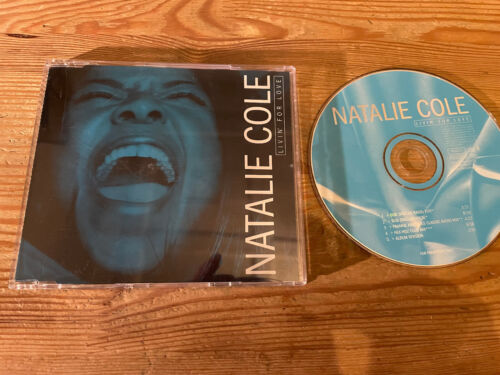 CD Pop Natalie Cole - Livin' For Love (5 Song) Promo MCD ELEKTRA sc - Foto 1 di 4
