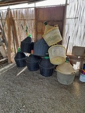 Damigiane n.8 in vetro 54 litri per vino