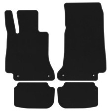 Veloursfußmatten für Mercedes E-Klasse C238 Coupe Bj. 2017 - 2023 Automatten LUX