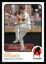 Josh Winder 2022 Topps Heritage #621 Minnesota Twins Rookie BUY3GET1FREE