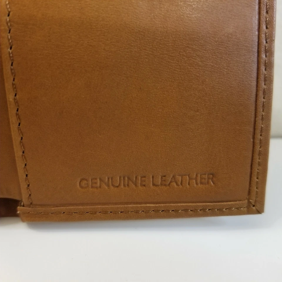 Pittsburgh Pirates Brown Leather Trifold Wallet - Image 4 of 4