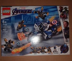 lego avengers captain america outriders attack