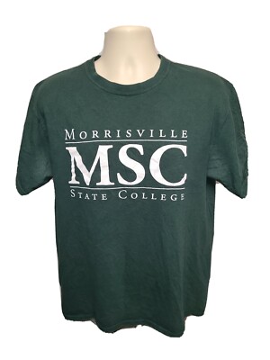 MSC Morrisville State College Adult Large Green TShirt