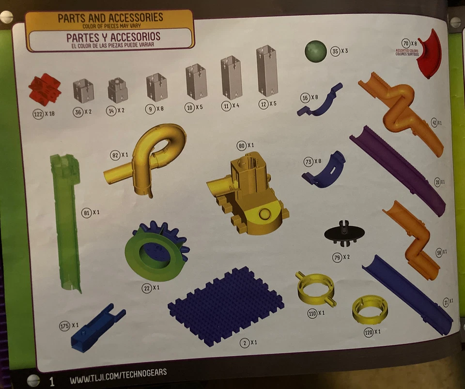 Techno Gears ~ Marble Mania ~ Slingshot ~ Used, Nearly Complete - Image 3 of 4