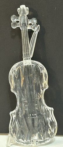 2 adornos navideños de acrílico transparente violonchelo arpa orquesta amante de la música paquete de regalo - Imagen 4 de 6