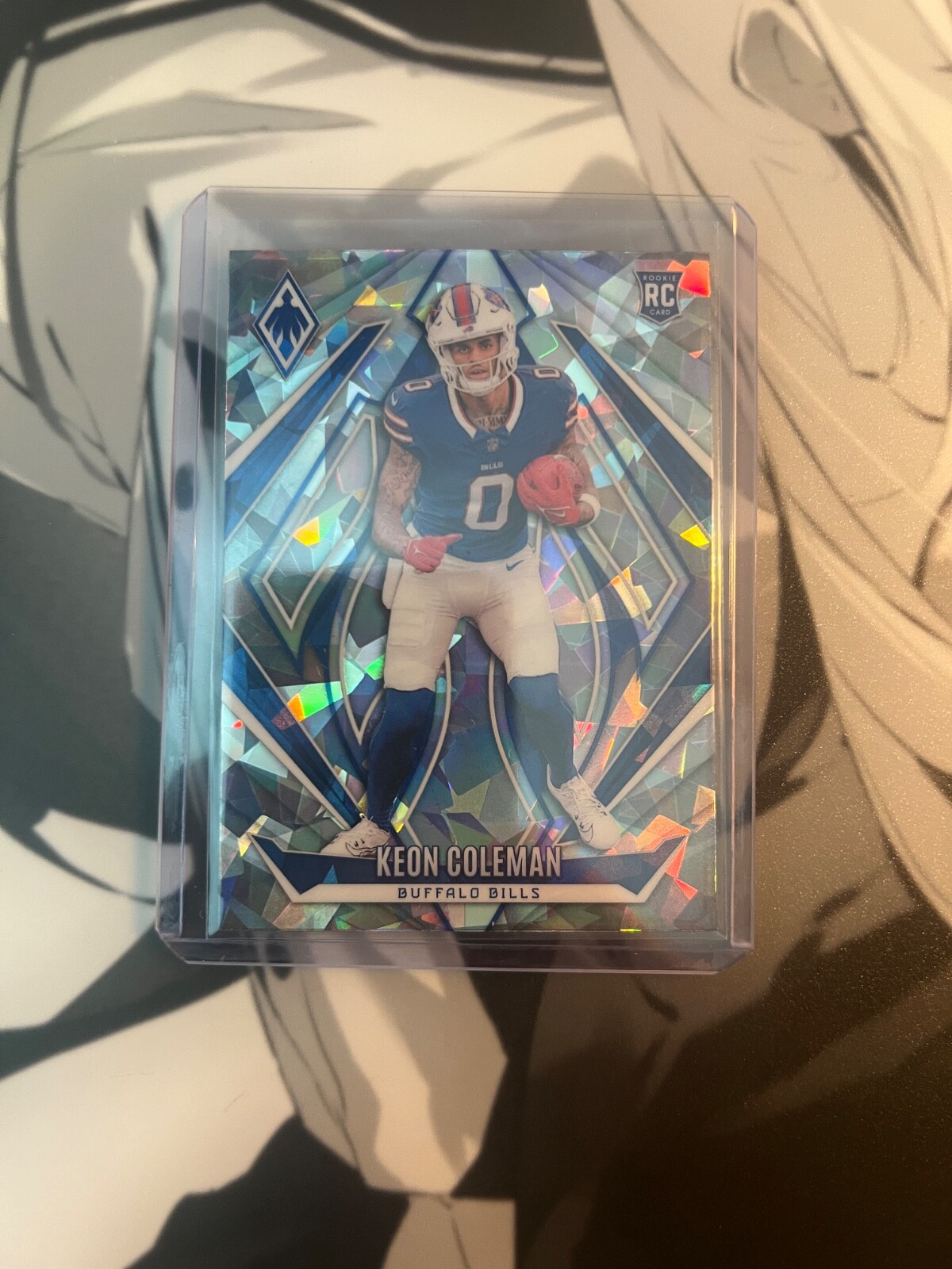 2024 Panini Phoenix Keon Coleman Cracked Ice Rookie #213