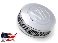 Harley Air Cleaner Chrome Bendix Zenith Keihin Cv Carbs 1972-1987 Sportster Xlh