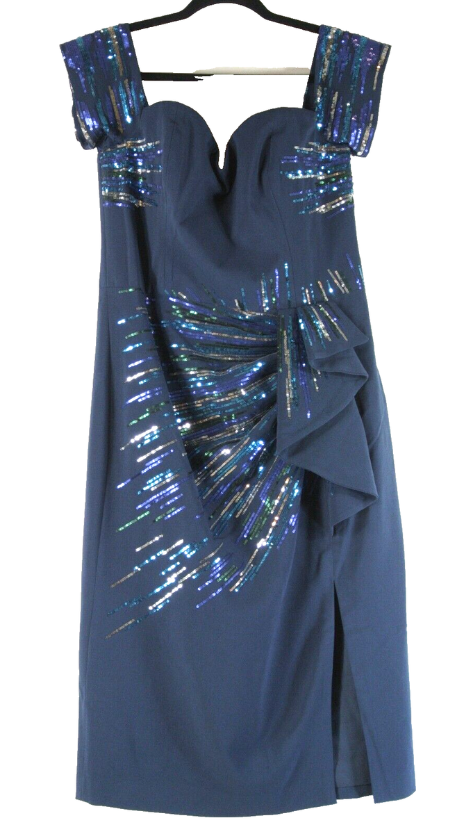 dress the population alani dress Dress The Population Alani Dress - Blue