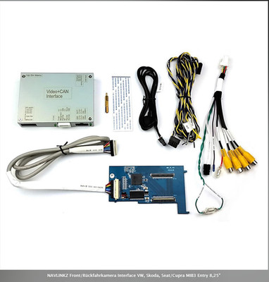 Navlinkz Front/Rear Camera Interface VW, Skoda, Seat/Cupra MIB3 Entry 8.25''