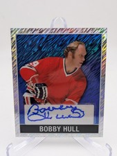 💥 2025 Leaf Metal Hockey Legends Leaf Mini Silver Bobby Hull Auto SSP #4/8 HOF