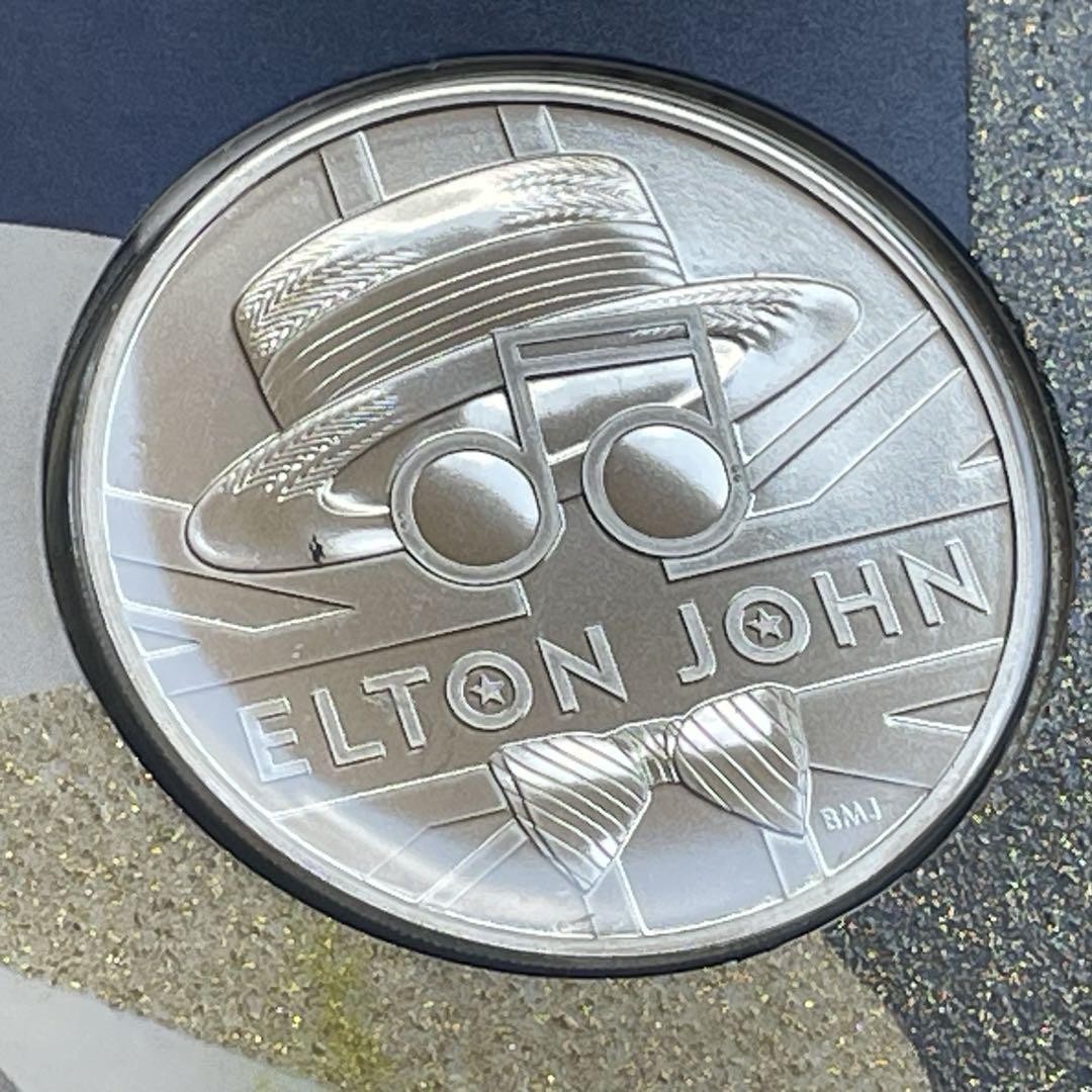 ELTON JOHN MUSIC LEGENDS UK £5 COMMEMORATIVE COIN 2020 / 18 | eBay