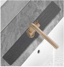 23.6  Stone Faucet Mat For Kitchen Sink Splash guard And Draining Mat Dark Gray