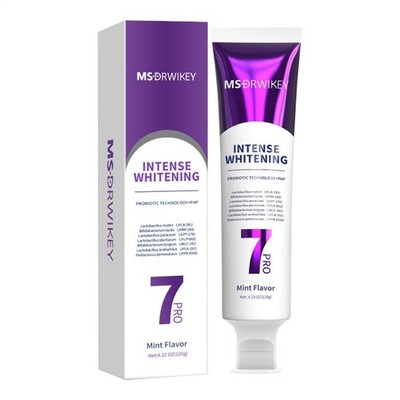 MSDRWIKEY 7 Pro Fresh Breath Toothpaste Whitening Zahnpasta für intensives Aufh