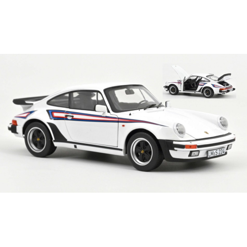 Porsche 911 Turbo 3.3 1980 White 1:18 Norev Auto Stradali -D- Neues Modell-image