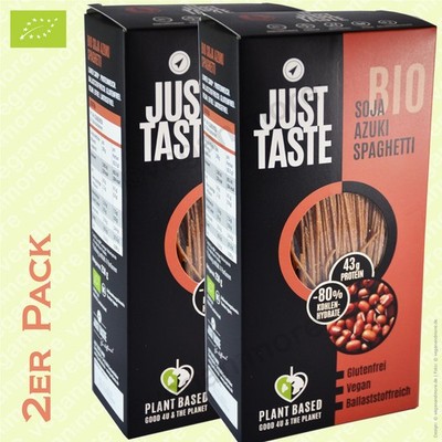 Just Taste Bio Soja Azuki Spaghetti 2x 250 g | Gemüse, Pasta, Nudeln |  vegan