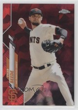 2020 Topps Chrome Sapphire Edition Red 3/5 Tyler Beede #67 vu6