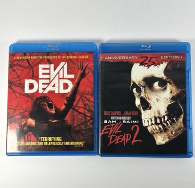 Evil Dead (Blu-ray, 2013 Reboot) Evil Dead 2 Blu-ray, 2011 Remastered From 1987