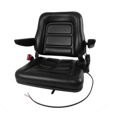 Universal Forklift Seat Fold Down Tractor Seat with Adjustable Angle Back Switch
