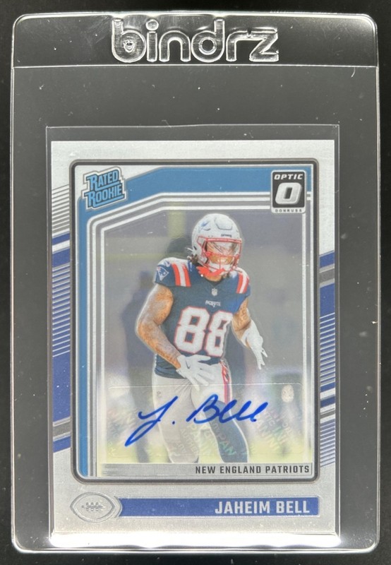 2024 Panini Donruss Optic Jaheim Bell Rated Rookie Auto Autograph #/325 Patriots
