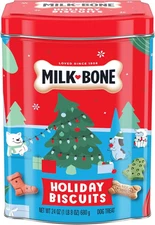 Milk-Bone Holiday Dog Treats Small Biscuits 24 oz Limited Edition Tin
