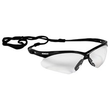 KleenGuard Nemesis Safety Glasses Black Frame Clear Lens Anti One Size,