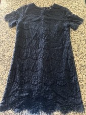 lulus dress medium navy Blue