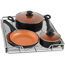 Pull Out Cabinet Organizer,Heavy Duty Caddy -14  W x 21  D-15-1/4  Cabinet Opening