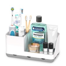 Toothbrush Holders for Bathroom Counter - Detachable Bathroom Organizer and S...