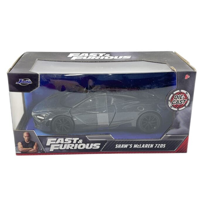 Modellino Auto Jada 1/32 ""Fast&Furious"" Shaw's McLaren 720S Black