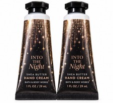 Bath Body Works Into the Night Shea Butter Hand Cream 1 oz Lot of 2