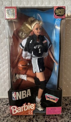 【限定】Barbie NBAコラボ新品未使用未開封 1998 NBA San Antonio SPURS Barbie Mattel Authentic NBA | eBay