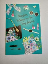 Hallmark HAPPY Birthday Card for Daughter Bright Fun Colorful NEW Fabulous
