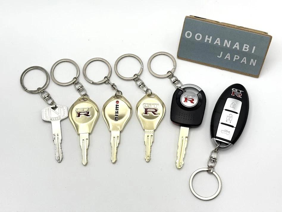 Nissan Past GT-R Collectible Key Comp set of 6 Gacha BANDAI NAMCO