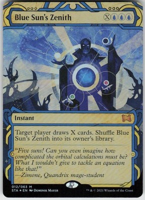 GGC-10 Foil Blue Sun's Zenith 12 Mythic Strixhaven: Mystical Archives Near Mint