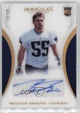 2018 Panini Immaculate Rookie Auto Gold 3/25 Braxton Berrios #142 Auto 5yd