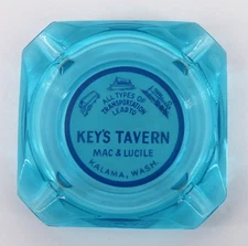 Vintage Marketing Ashtray Key's Tavern Kalama Washington  WA