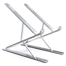 Laptop Stand Adjustable Portable Aluminum Fits 10-17 Inch Tablet Notebook