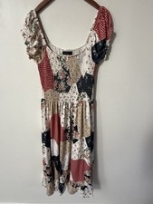 Urban Outfitters Tessie Smocked Dress Size M Prarie Midi Peasant Boho Festival