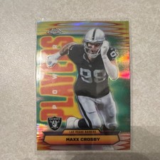 Topps Chrome Power Players Refractor Maxx Crosby #PP-37 2025 NFL Raiders