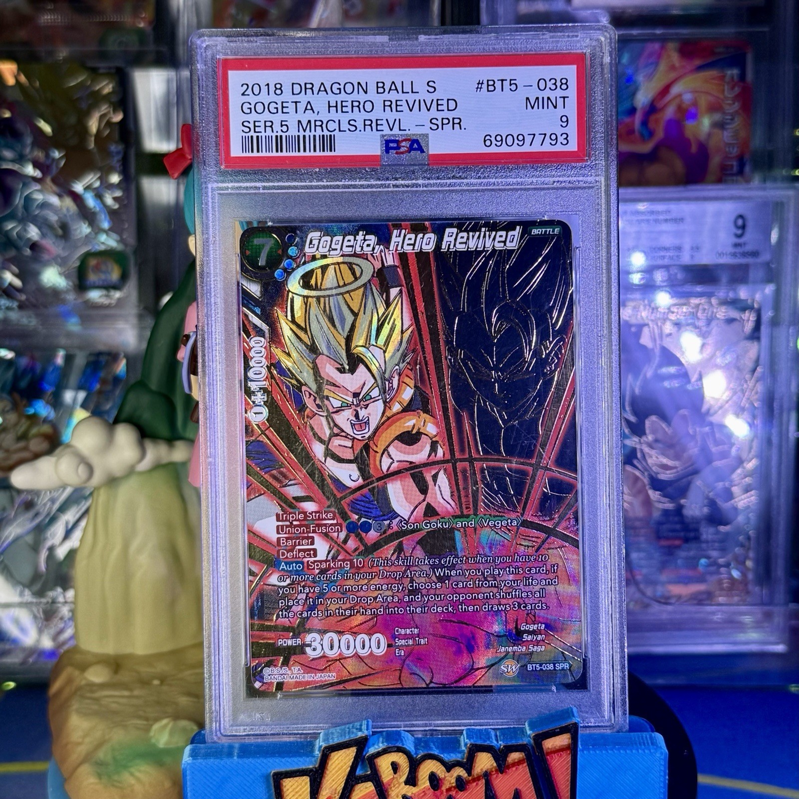 2018 Dragon Ball Super GOGETA HERO REVIVED SPR BT5-038 PSA 9