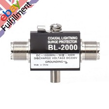 Iron BL-2000 Coaxial Thunder Arrestor PL259 Female To PL259 Female Connector