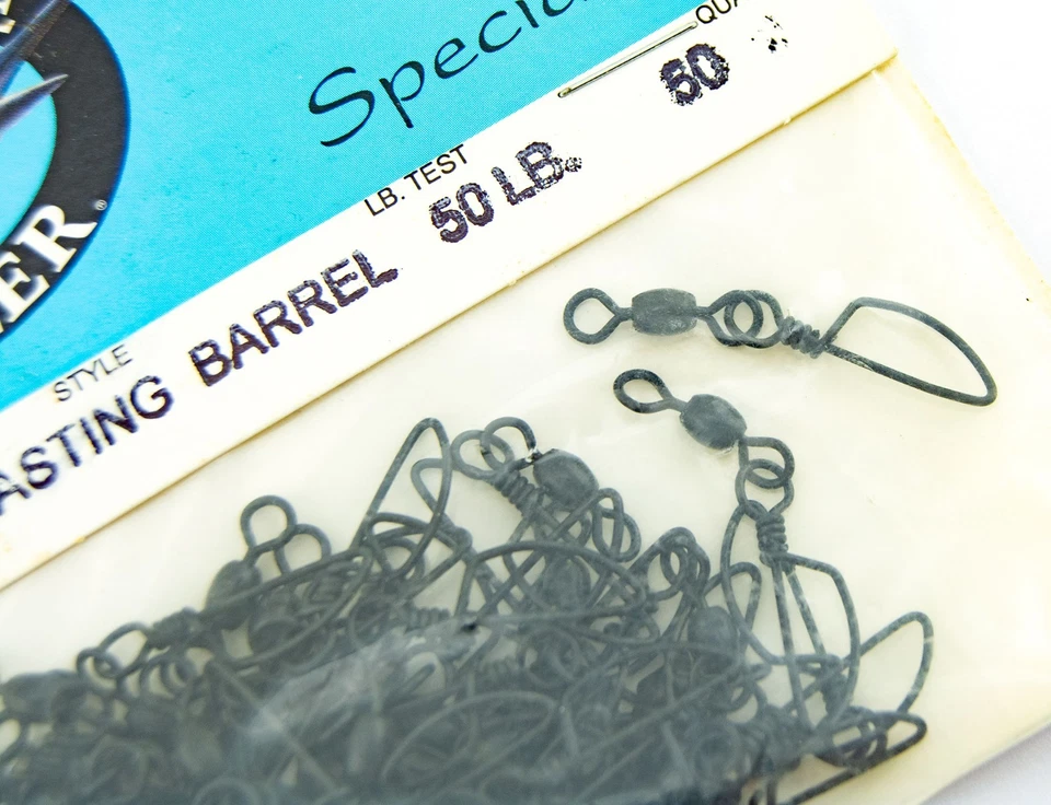 Offshore Angler #7 barril de fundición pivotes a presión 50 lb prueba 50 piezas acabado negro Foto 2 de 2