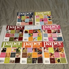 Paper Trends Magazine Scrapbooking Papercrafts Cardmaking/lot Of 8 /2007/08 F17C