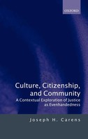 Joseph H. Carens | Culture, Citizenship, And Community | Buch | Englisch (2000)