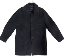Vintage Banana Republic Wool Cashmere Blend Coat Black Women s Sz Small