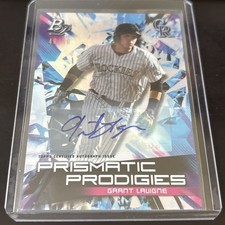 2019 Bowman Platinum Grant Lavigne Prismatic Prodigies Autographs #/50